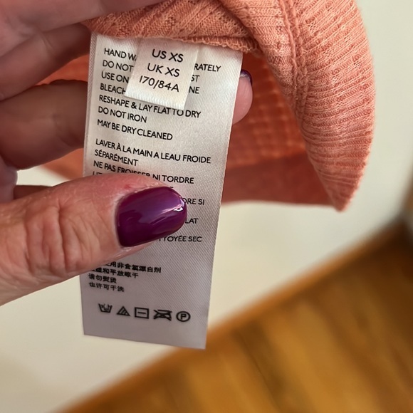Free People Peach Top Size XS‎ 💕Nice used condition! - Picture 4 of 8